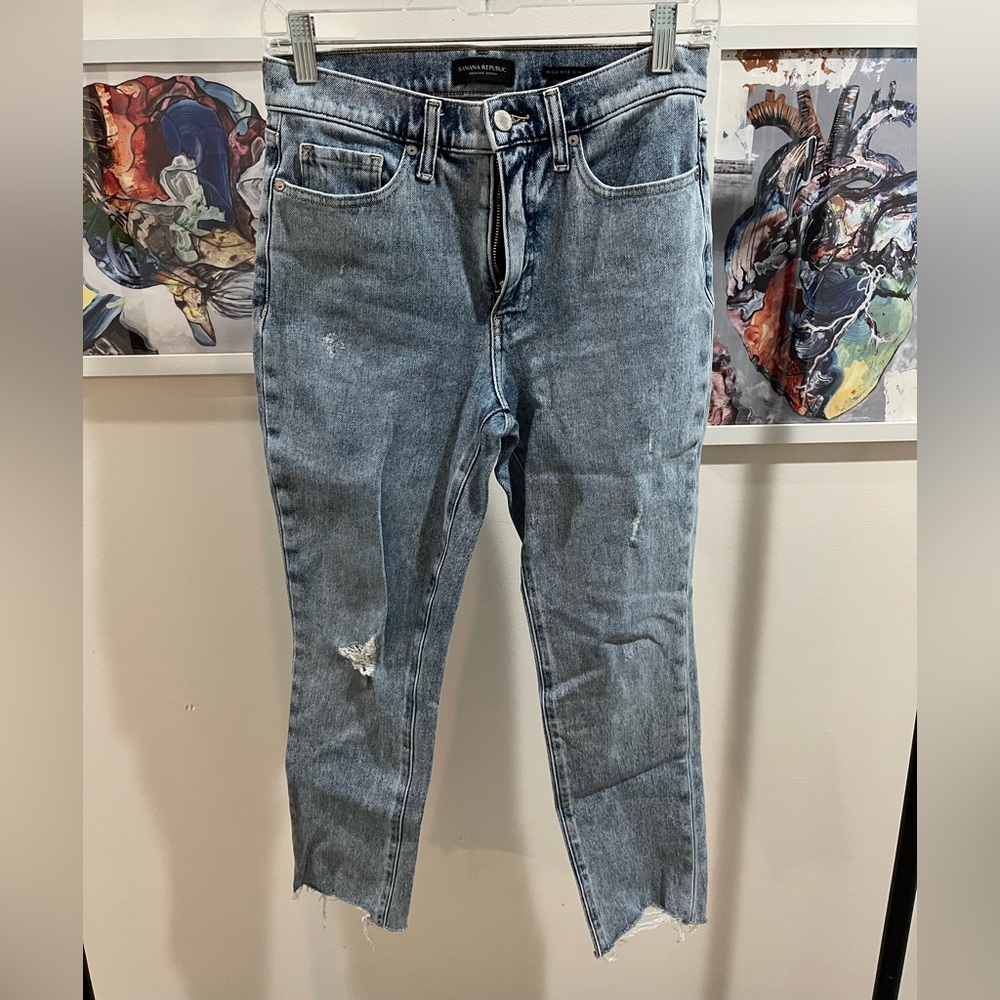 Banana Republic High Rise Slim Jeans